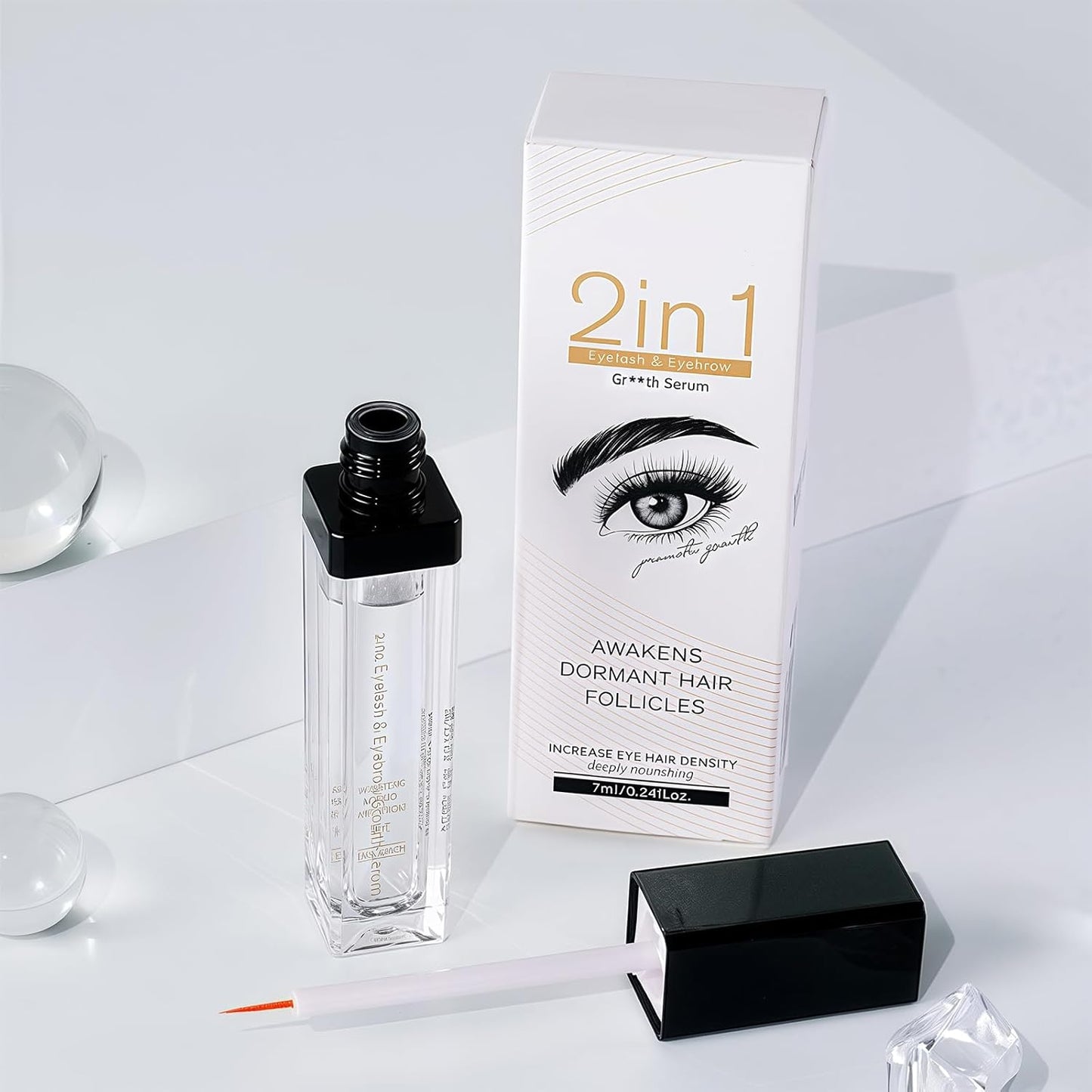 2-Pack 2 In 1 Lash Eyelash Growth Serum