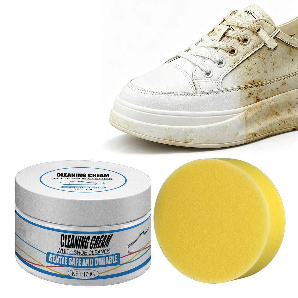 Multipurpose Shoe Polish Cleaning Cream