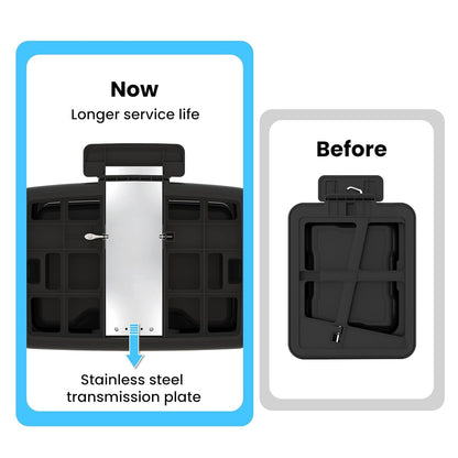 mVm Kitchen Trash Can, 10.6 Gal/ 40L White Trash Can