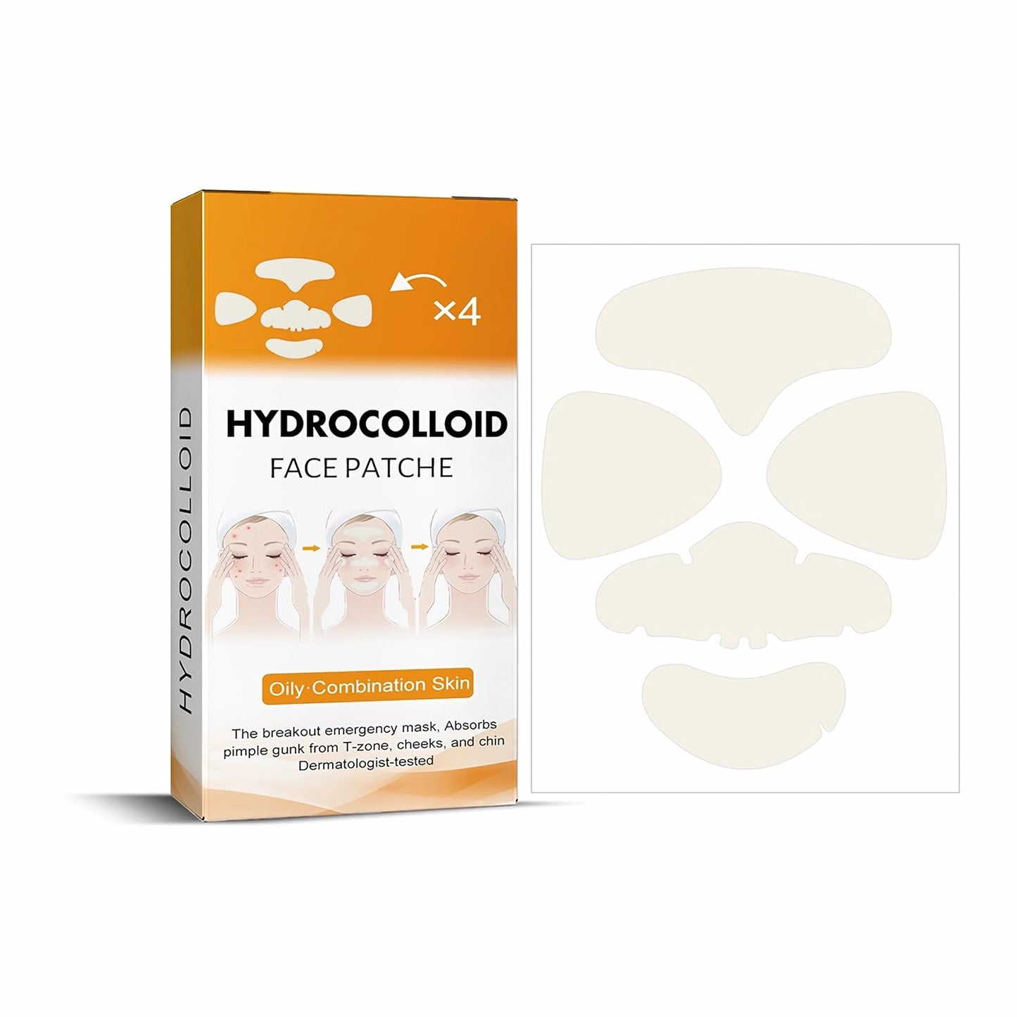 20PCS Hydrocolloid Acne Clearing Patches