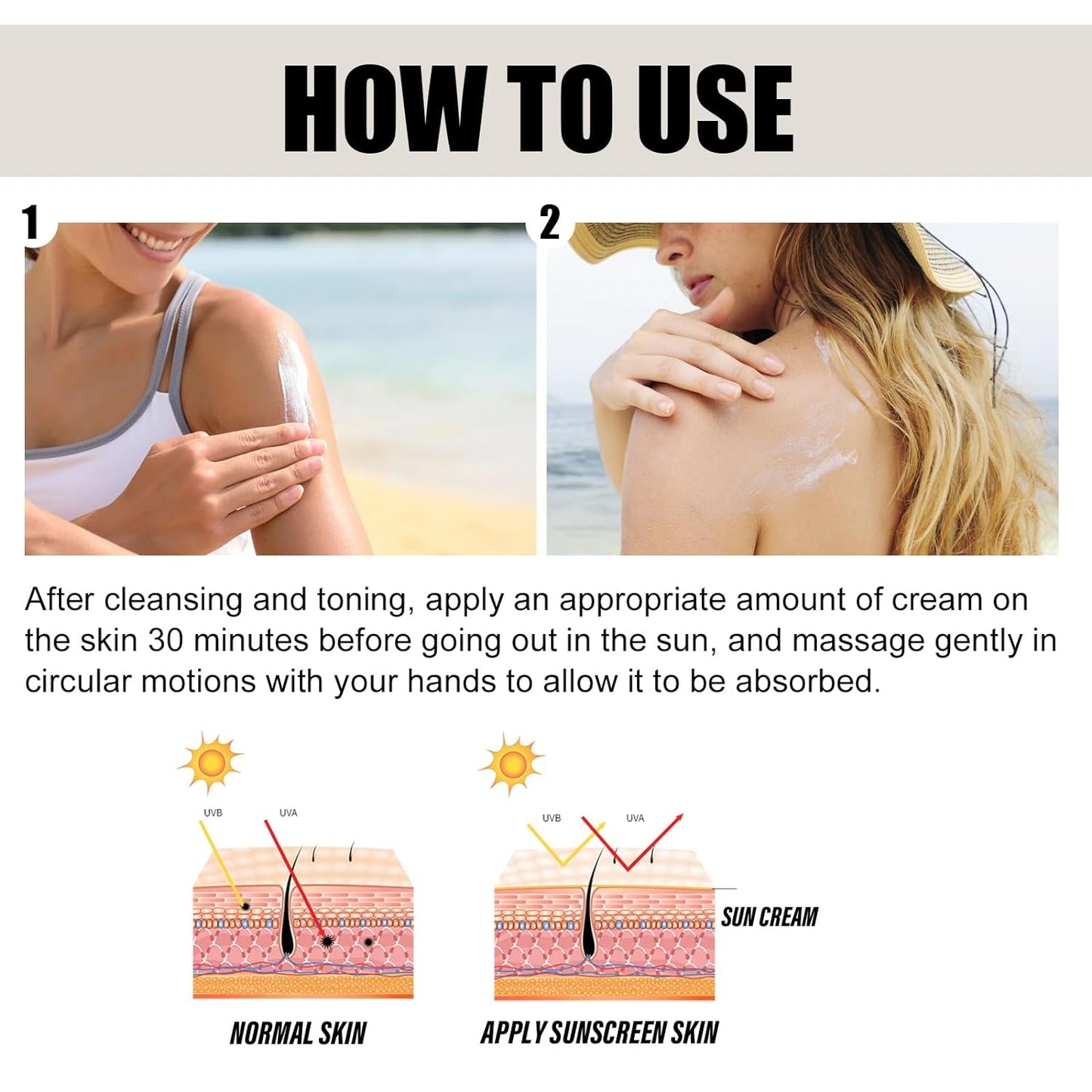 Relief Sun Rice Sunscreen For Face SPF50+