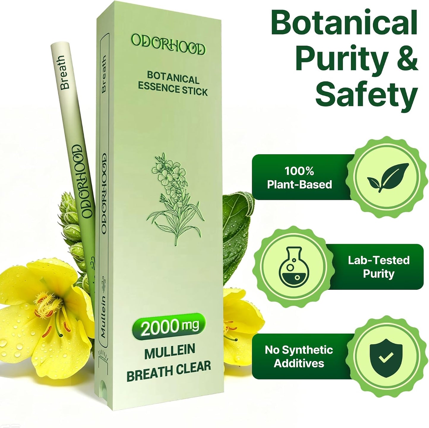 Refreshing Herbal Diffuser Pen Premium Mullein & Mint