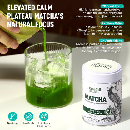 Emerail Ceremonial Grade Matcha Green Tea Powder 40g / 1.4oz