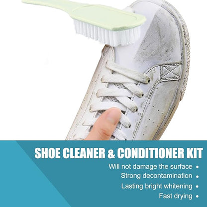 Q.Z.Art Shoe Cleaner Foam with Brush and Towel