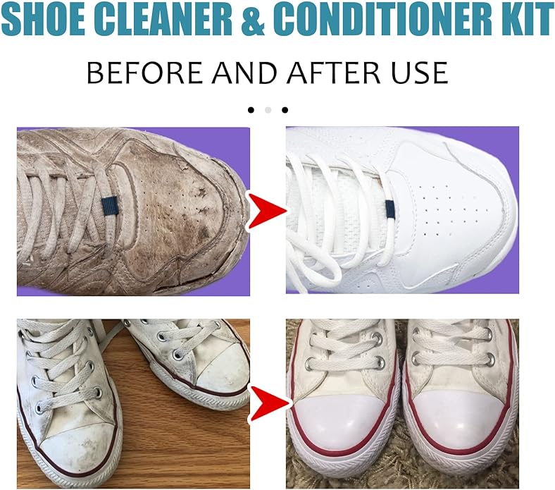Q.Z.Art Shoe Cleaner Foam with Brush and Towel