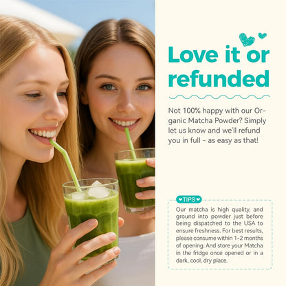 Emerail Organic Matcha Powder, USDA-Certified 70g / 2.5oz