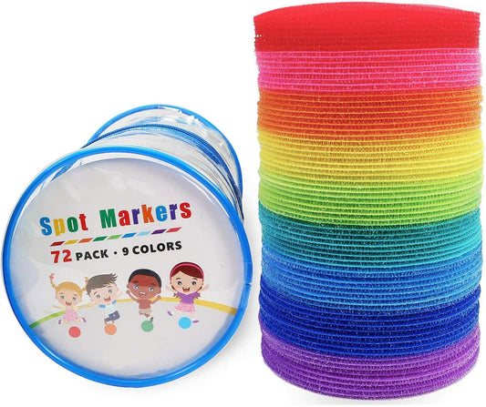 Carpet Floor Spots Markers,4 Inch 72 Pack