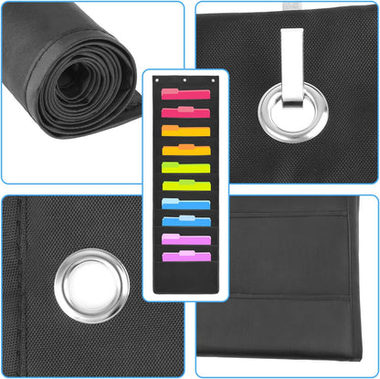HAOHAN 10 Pockets Over Door Hanging Wall File Organizer