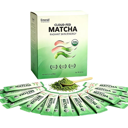 Emerail Organic Matcha Powder Sticks (30 Packets)